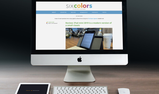 iPad mini 5 bei Six Colors im Test