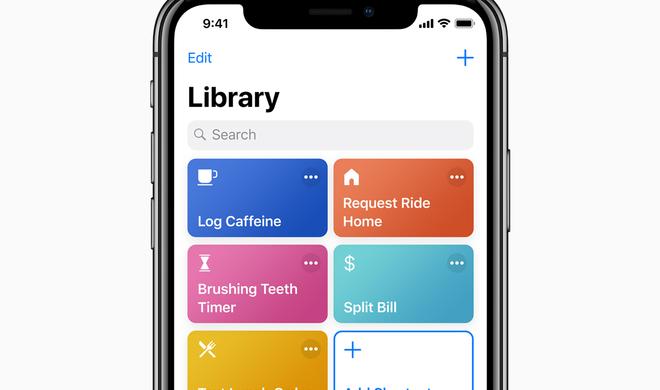 Kurzbefehle-App am iPhone