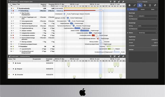 Merlin Projects auf dem iMac
