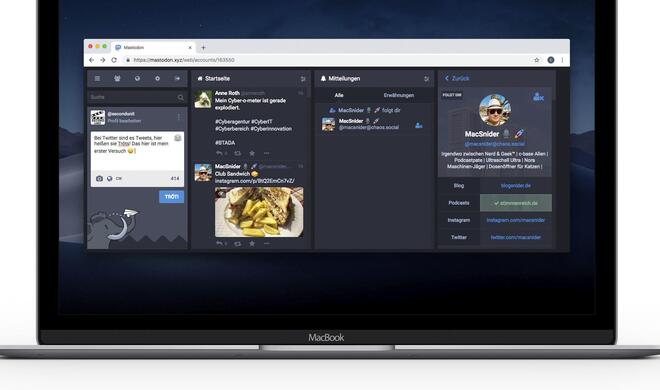 Mastodon auf dem Mac