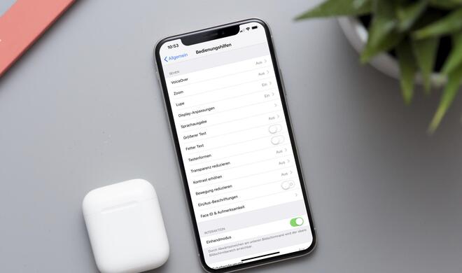 Bedienungshilfen am iPhone