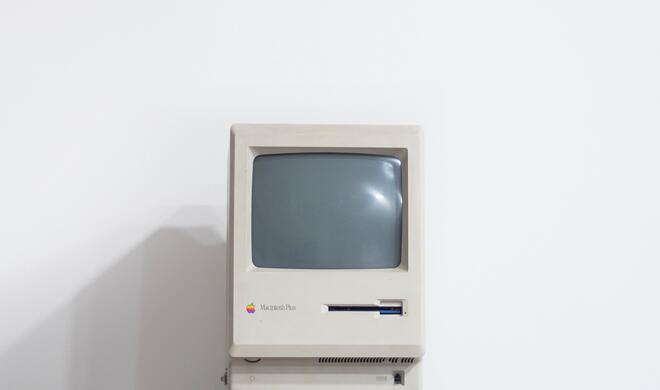 Macs wie diese wurden mittels Audio-Kassetten-Einführung erklärt