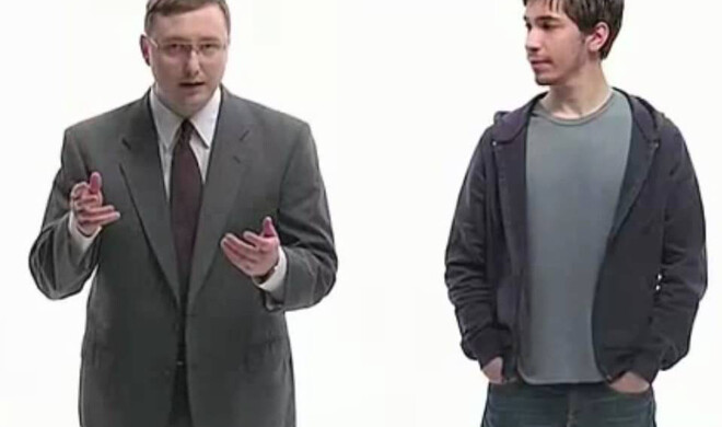 Ausschnitt aus einem „Get a Mac“-Werbespot