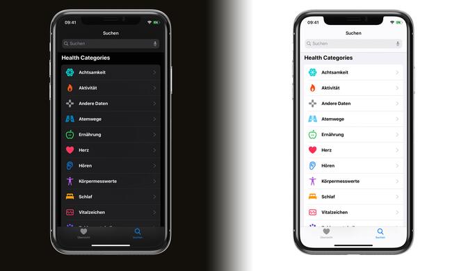 Die Health-App wurde grundlegend überarbeitet und bietet zahlreiche neue Datensätze