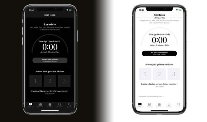 In Bücher werden Sie in iOS 13 für das Lesen belohnt