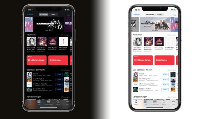 Auf dem iPhone gibt es den iTunes Store auch weiterhin