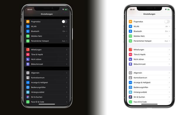 In den Einstellungen hat Apple ebenfalls Änderungen vorgenommen