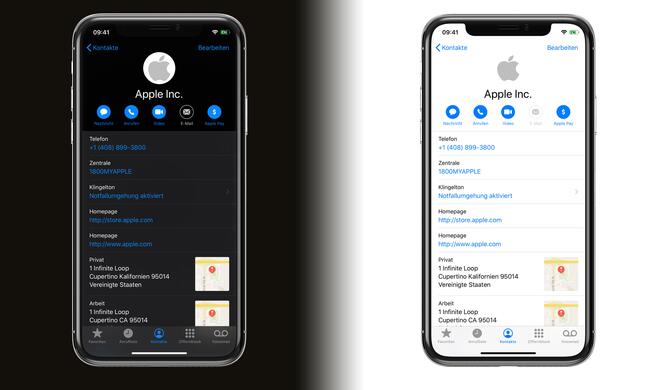 In der Telefon-App gibt es kaum Neuigkeiten