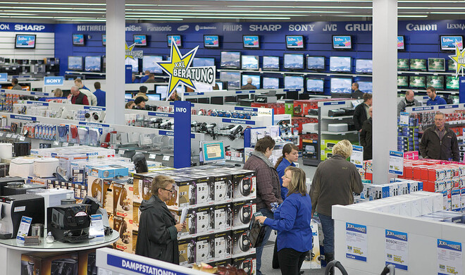 Ladengeschäft von Euronics