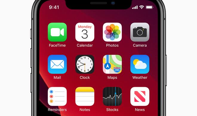 iOS 13 mit Dark Mode