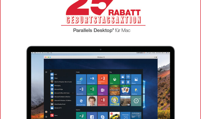 Geburtstagsaktion von Parallels