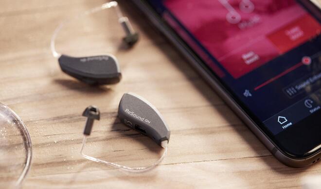 Hörgeräte von ReSound, die sich mit dem iPhone nutzen lassen