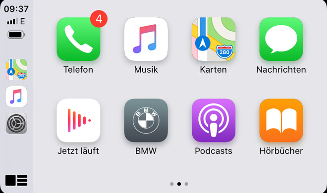 Die App-Ansicht ist nahezu unverändert. Lediglich „Jetzt läuft“ erhielt ein neues Icon
