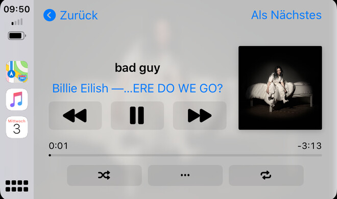 Die Musikwiedergabe hat ebenfalls neue Elemente erhalten