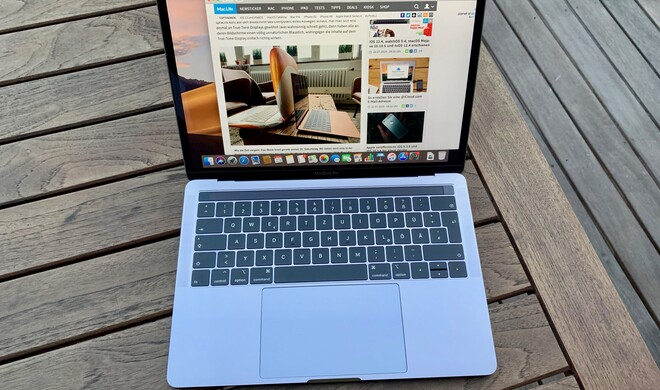 Das neue MacBook Pro 13 Zoll lässt das ebenfalls runderneuerte MacBook Air deutlich hinter sich.