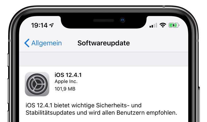 iOS 12.4.1 gegen Jailbreak verfügbar