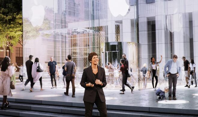 Neu gestalteter Apple Store auf der Fifth Avenue in New York
