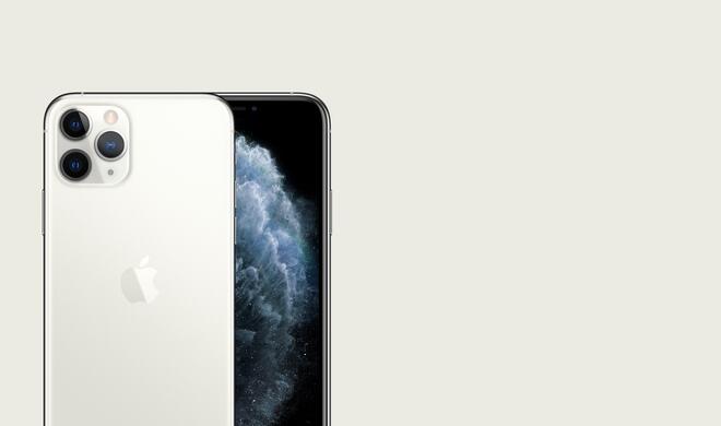 iPhone 11 Pro, silber