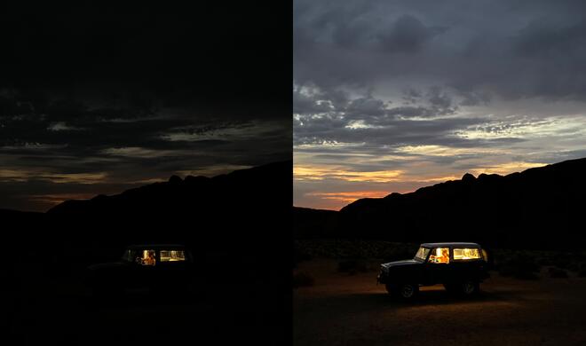 Nachtmodus im iPhone 11