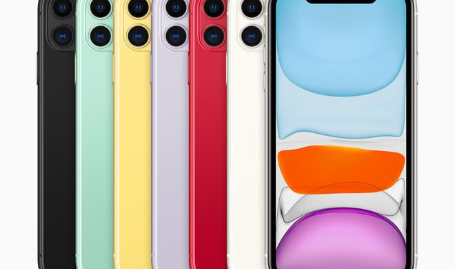 Das iPhone 11 gibt es in sechs verschiedenen Farben