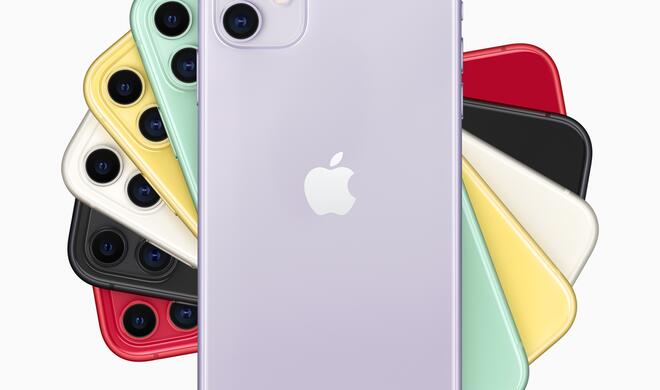 Das iPhone 11 hat eine Weitwinkel- und eine Ultraweitwinkel-Linse