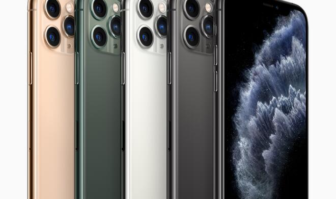Das iPhone 11 Pro gibt es auch in Nachtgrün