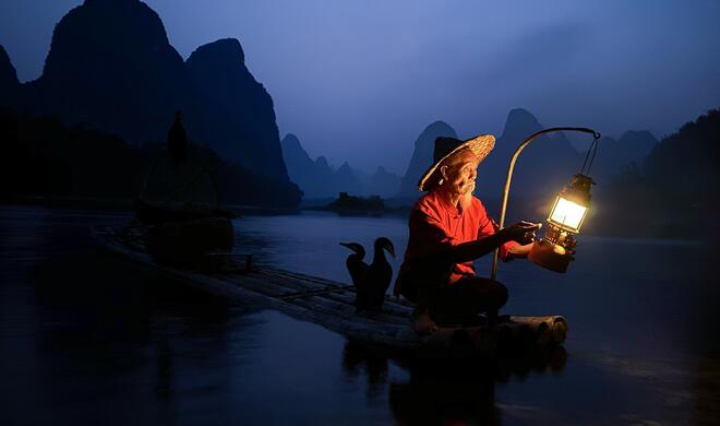 iPhone 11 Pro im Night mode (Wide). Guilin, China.