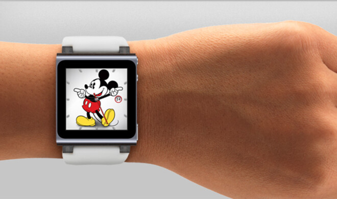 iPod nano mit Disney-Uhr