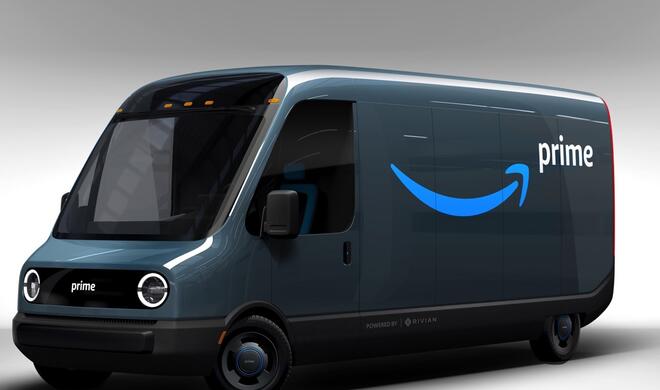 Dieser Lieferwagen von Rivian bringt das Klimapaket von Amazon