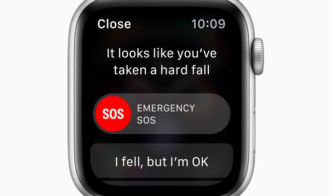 Sturzerkennung in Apple Watch Series 4