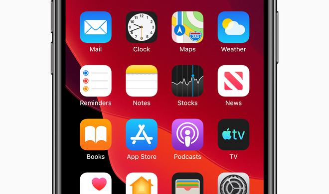 iOS 13 auf dem iPhone