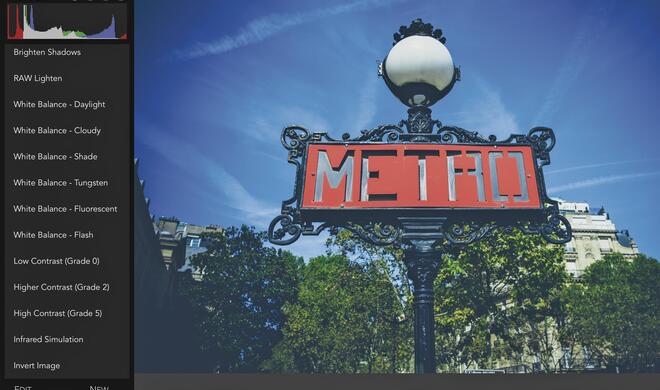 Alle Veränderungen an Fotos, die Sie in der App vornehmen, können Sie jederzeit rückgängig machen.