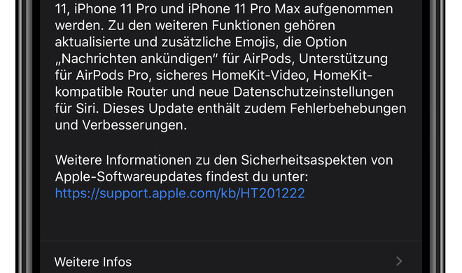 iOS 13.2 ist da und bringt zuvor versprochene Funktionen
