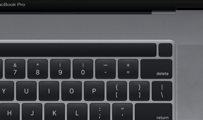 Neue Touch Bar mit getrenntem Touch ID