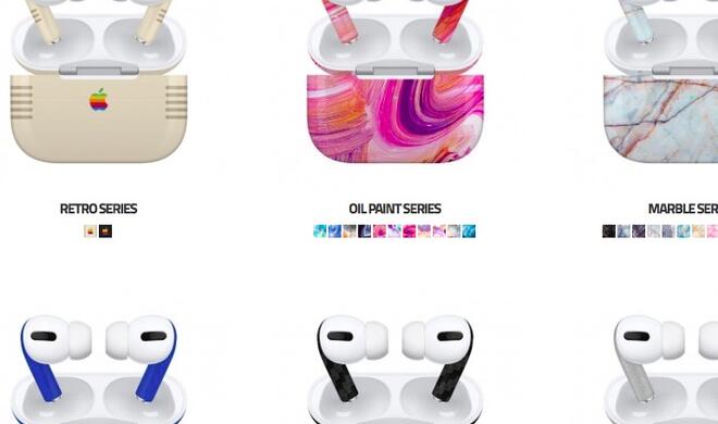 Farbige AirPods Pro dank Aufklebern