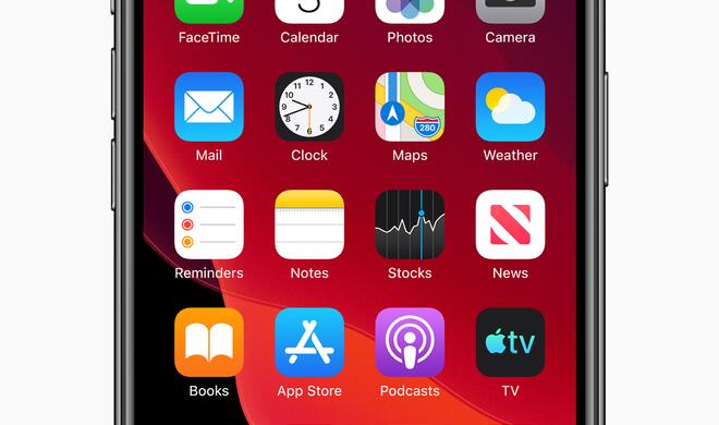 iOS 13 auf dem iPhone