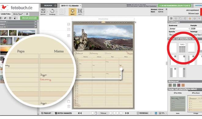 Individuelle Fotokalender Mit Designer 3 Gestalten Mac Life