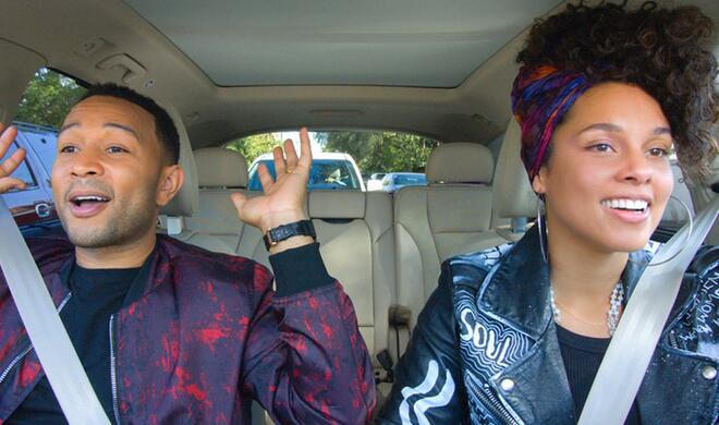 Szene aus Carpool Karaoke