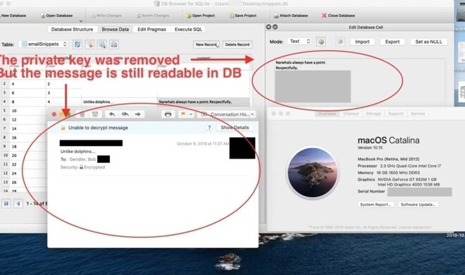 Eine Schwachstelle machte es möglich, dass verschlüsselte E-Mails ohne den erforderlichen privaten Schlüssel eingesehen werden konnten. 