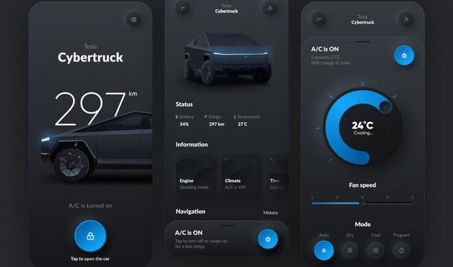 Apps im neumorphistischen Stil könnten so aussehen
