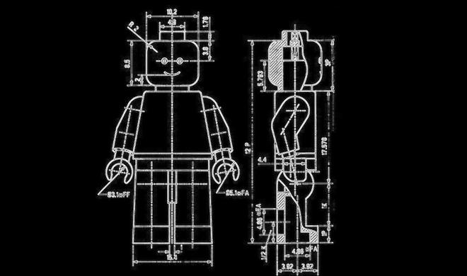 Minifig-Patentzeichnung von Jens Nygaard Knudsen