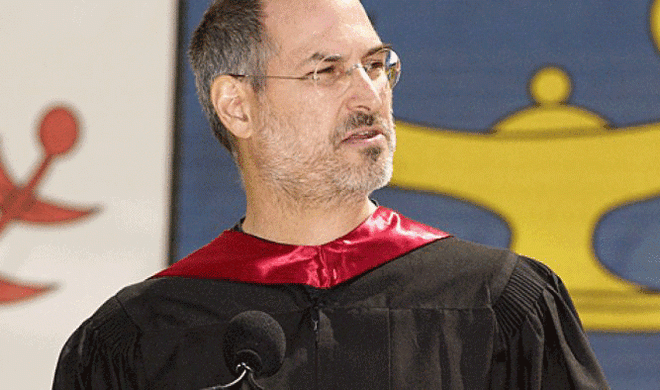 Steve Jobs im Sommer 2005 an der Stanford University