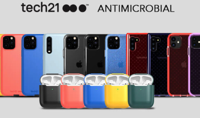 Antimikrobiellen Schutz gibt es unter anderem für das iPhone, aber auch für die AirPod Cases.