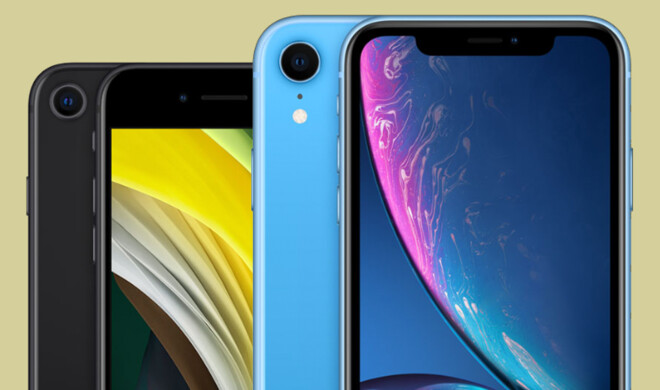 Das iPhone XR ist deutlich größer als das iPhone SE