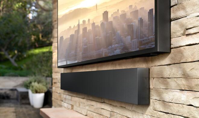 Samsung Terrace und Soundbar