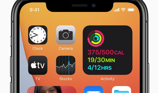 iOS 14 bringt neue Widgets mit sich, die viel Information auf wenig Raum darstellen.