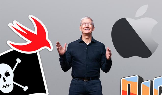 Tim Cook führte einmal mehr als Conférencier durch das Programm, war aber selbst auch für die staatstragenden Themen zuständig.