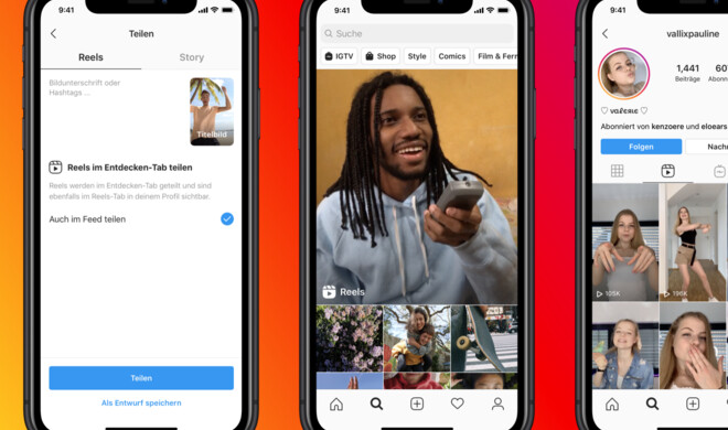 Reels in der Instagram-App