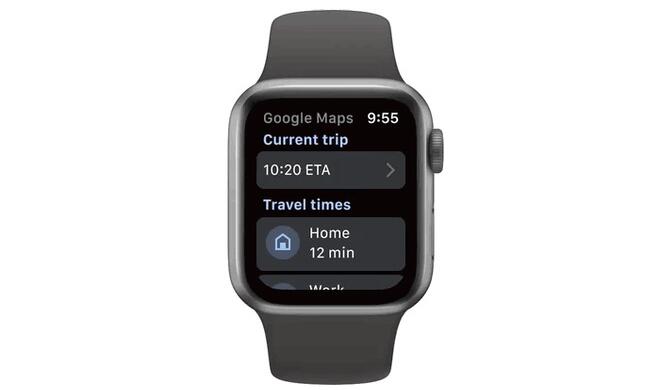 google maps apple watch