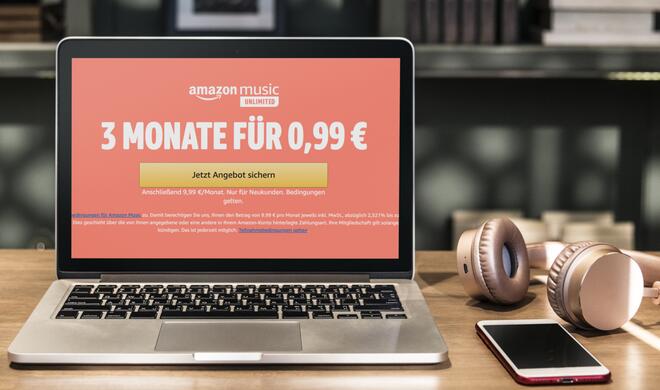 Bis zu vier Monate kannst du dir jetzt Amazon Music Unlimited sichern.